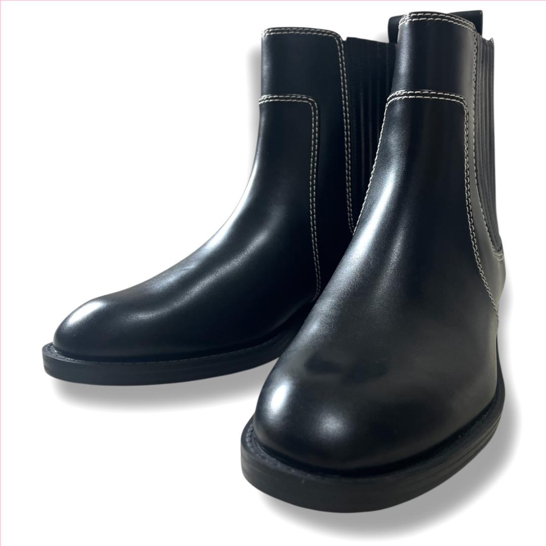 新品✨ マイケルコース 22 サイドゴアブーツ ELLA チェルシーブーツ 黒