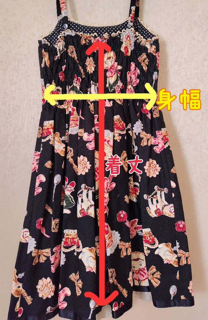 n*n様 エミリーテンプルキュート　おもちゃ柄　ジャンパースカート