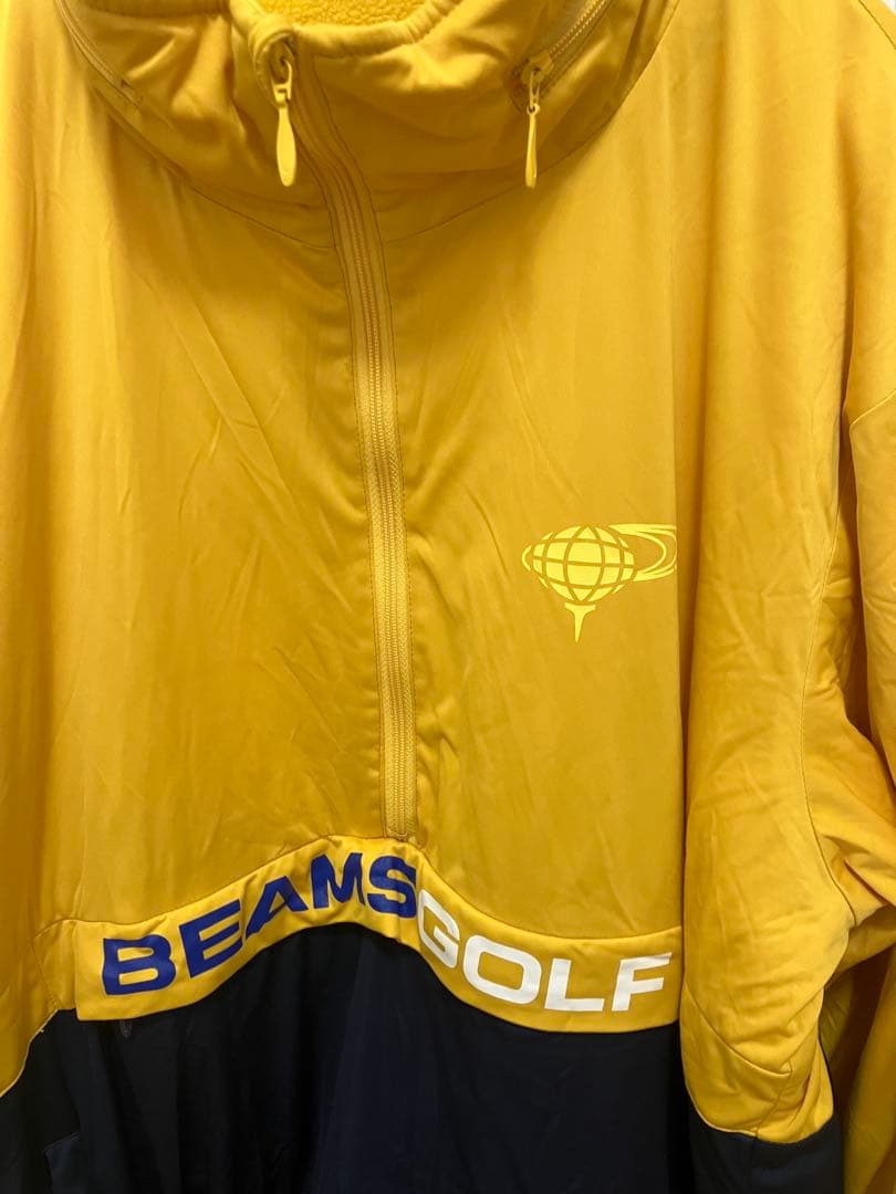BEAMS GOLF ジャケットLサイズ イエロー/ネイビー　ビームスゴルフ