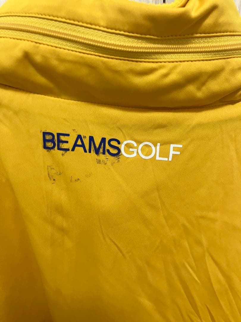BEAMS GOLF ジャケットLサイズ イエロー/ネイビー　ビームスゴルフ