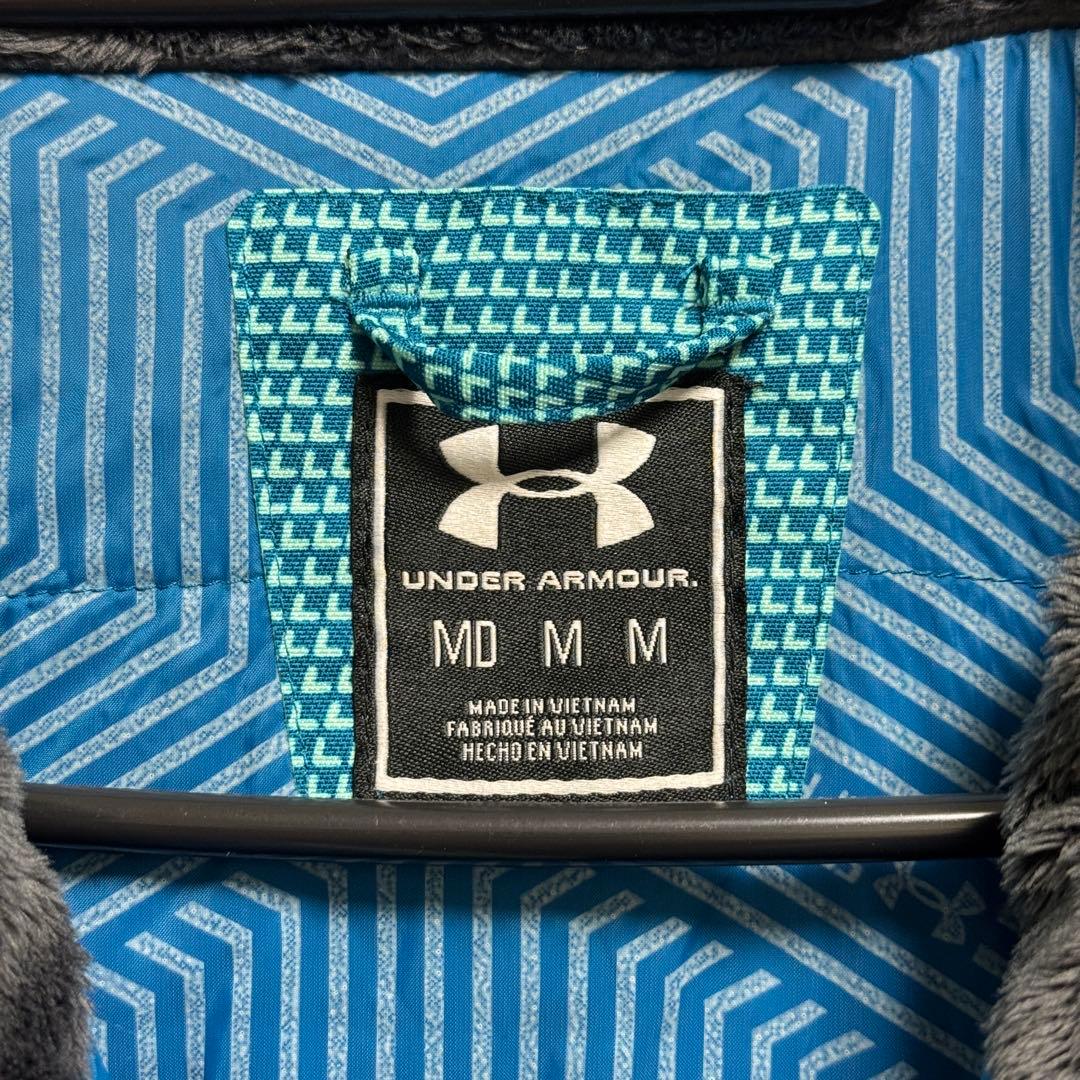 1点物！UNDER ARMOUR アンダーアーマー スキーウェア M 水色 柄物