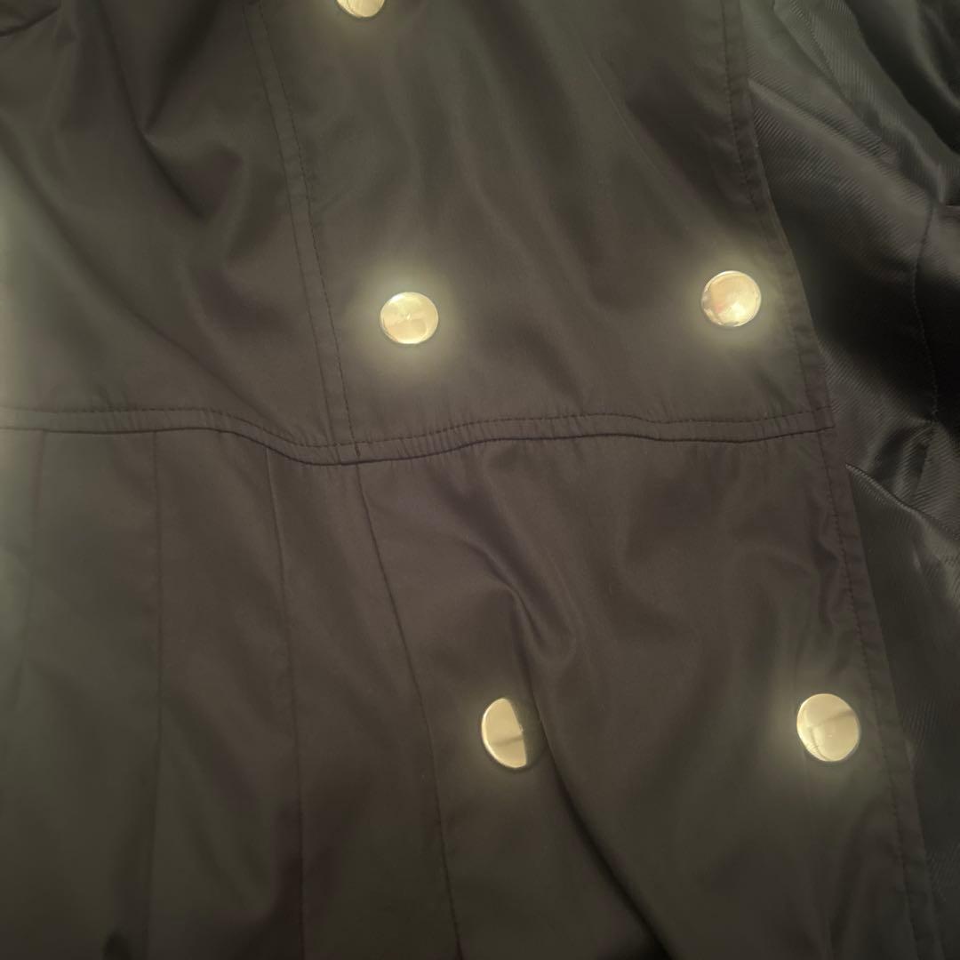 【MaxMara】スプリングコートイタリア製レディーストレンチブラック美品