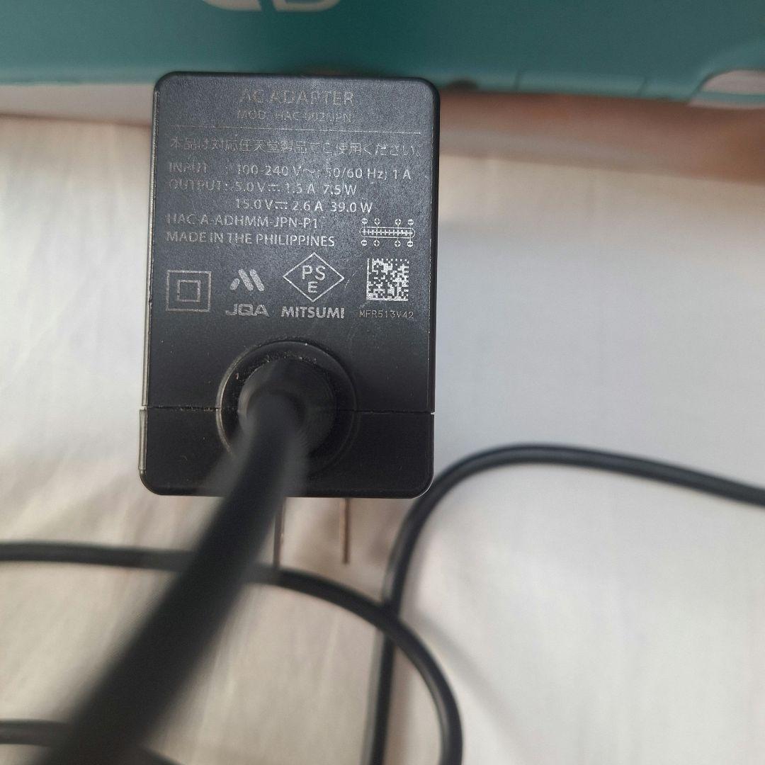 Nintendo Switch Lite ターコイズ　箱　充電器付き
