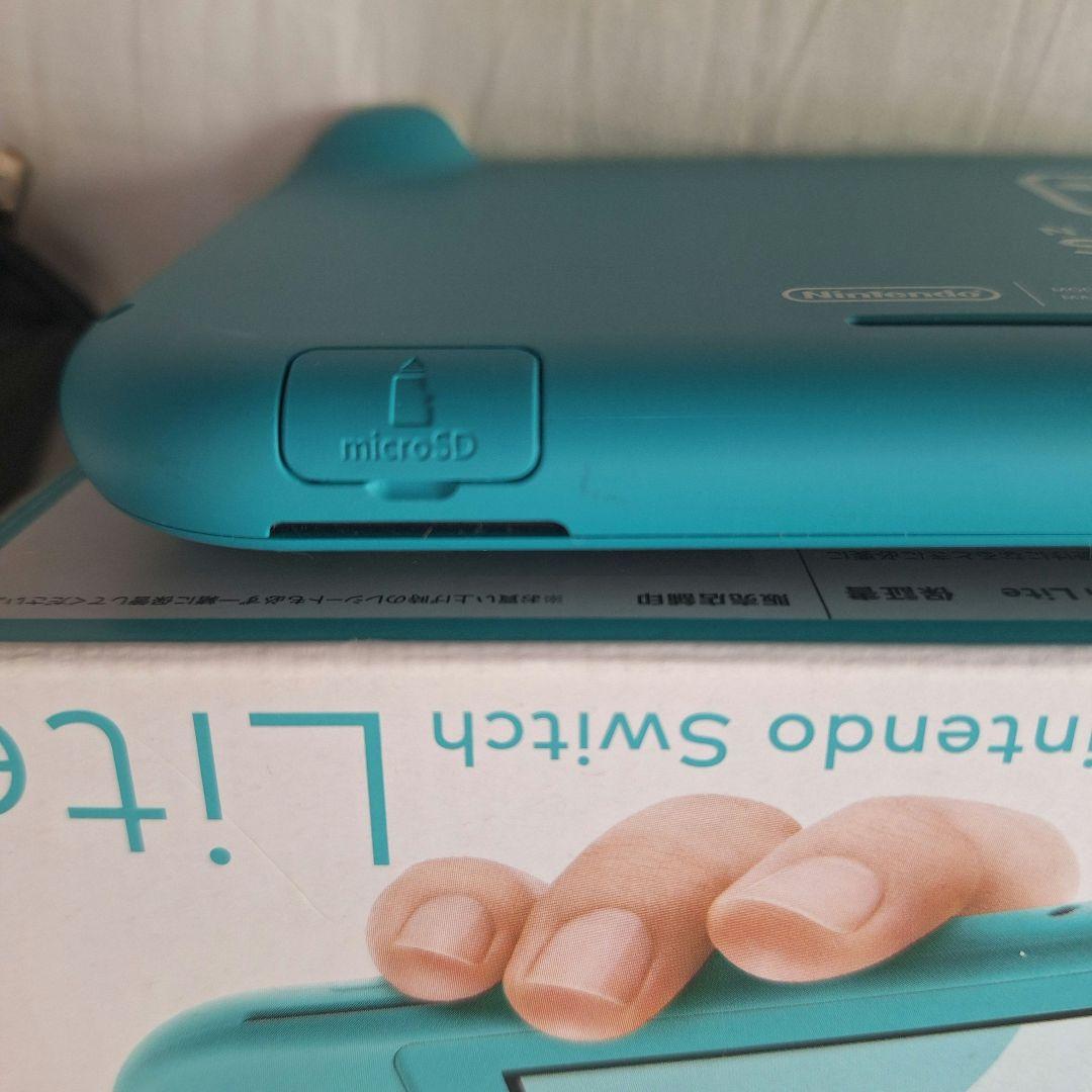 Nintendo Switch Lite ターコイズ　箱　充電器付き