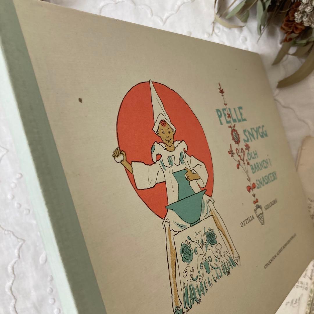 L863 洋書古書　北欧アンティーク　希少！オッティリア・アーデルボリの絵本