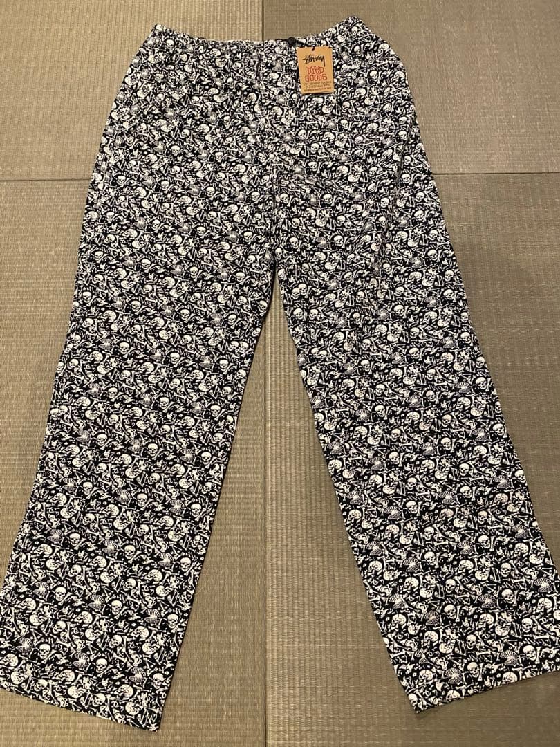 パンツ L STUSSY BEACH PANT COTTON TWILL