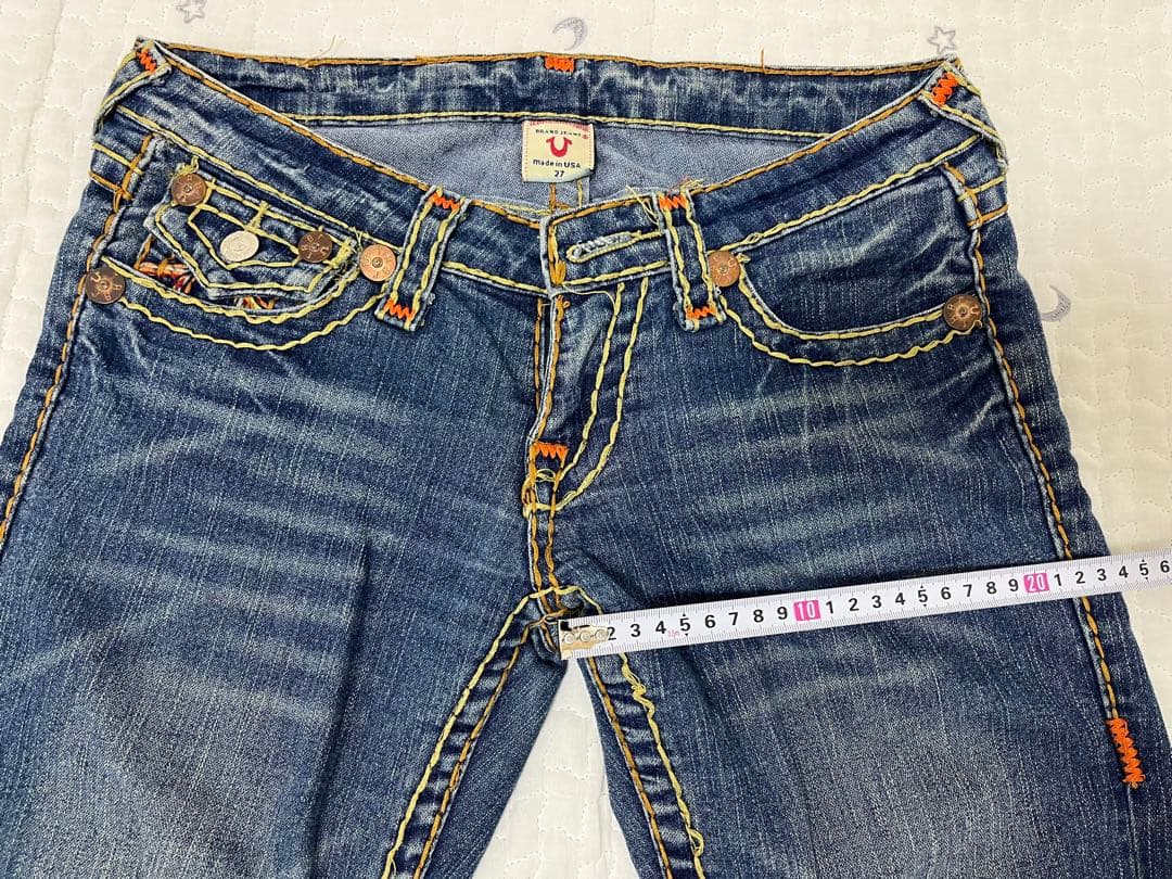 サ*ク様 【太ステッチ】True Religion レディース デニムパンツ　希