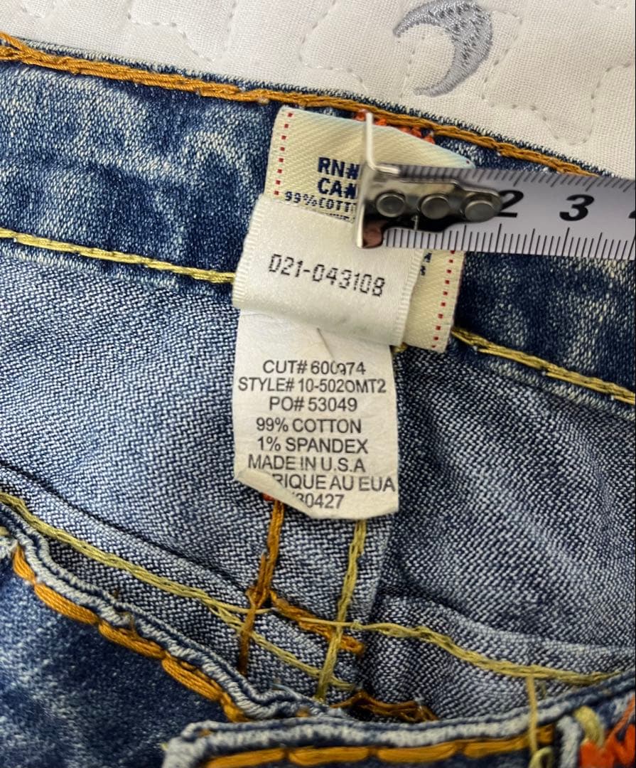 サ*ク様 【太ステッチ】True Religion レディース デニムパンツ　希