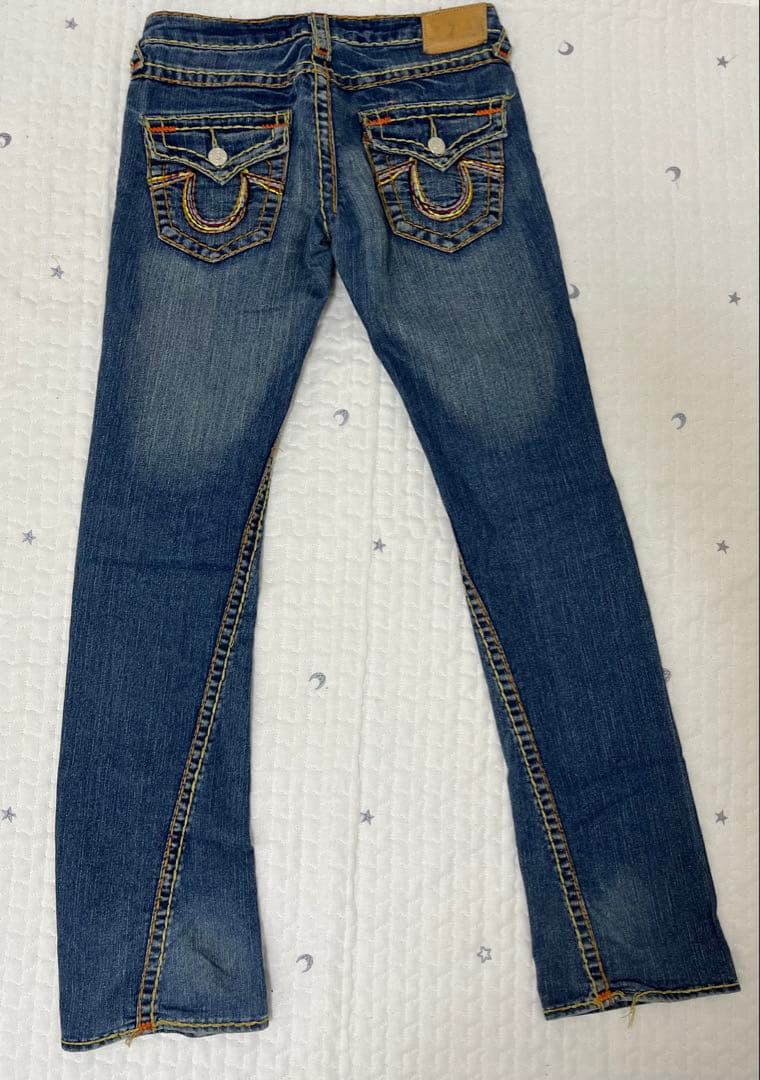 サ*ク様 【太ステッチ】True Religion レディース デニムパンツ　希