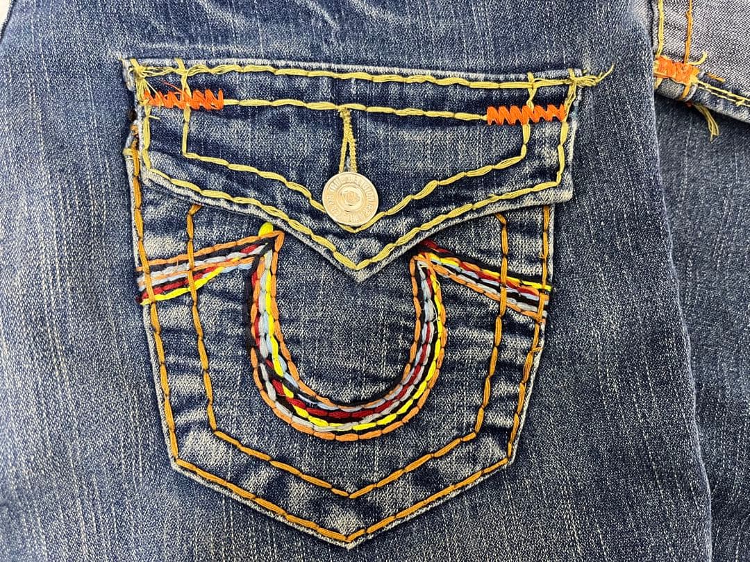 サ*ク様 【太ステッチ】True Religion レディース デニムパンツ　希