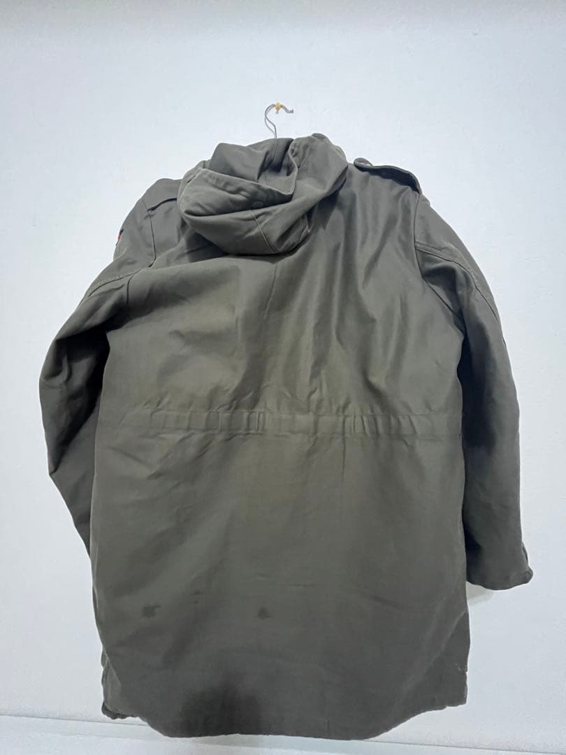 ドイツ軍　モッズコート　中に付けるファー付き