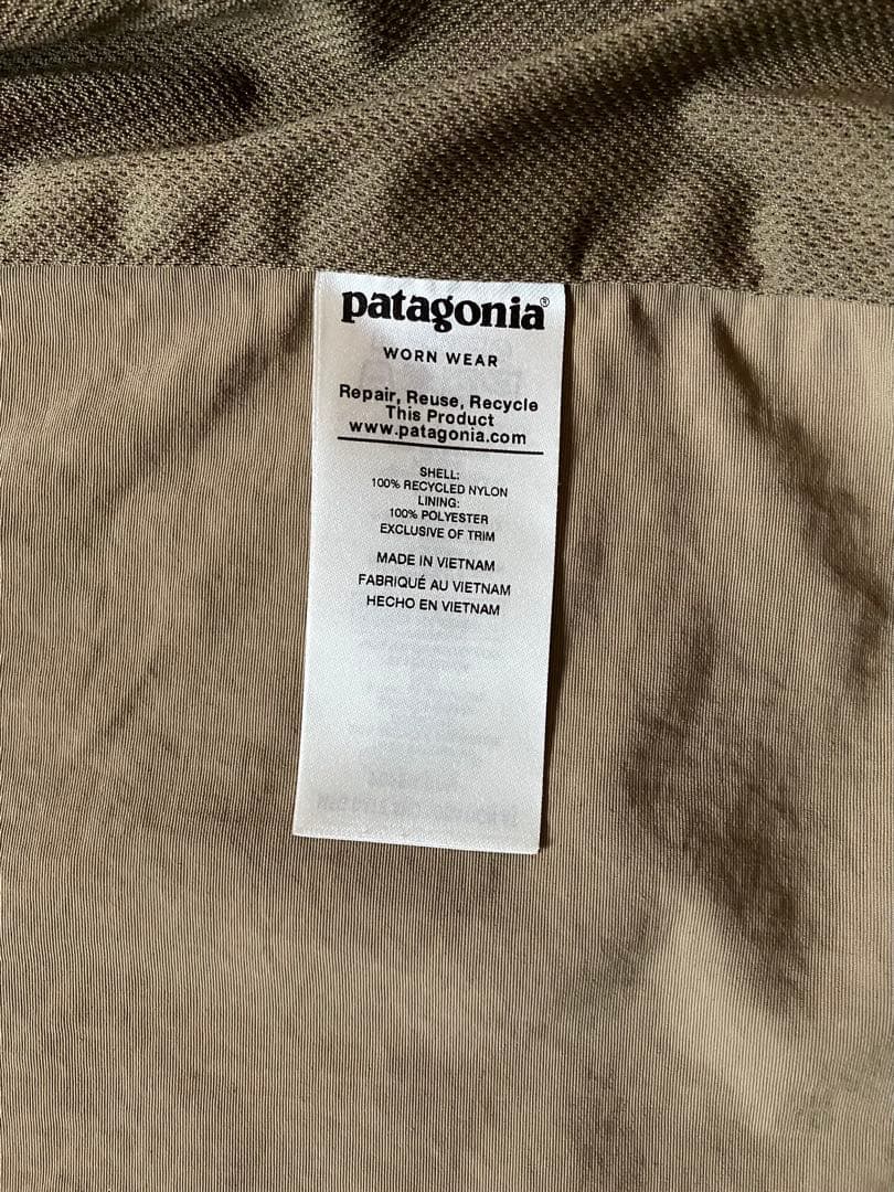 patagonia パタゴニア テズロンジャケット ベージュ 中古 廃盤モデル