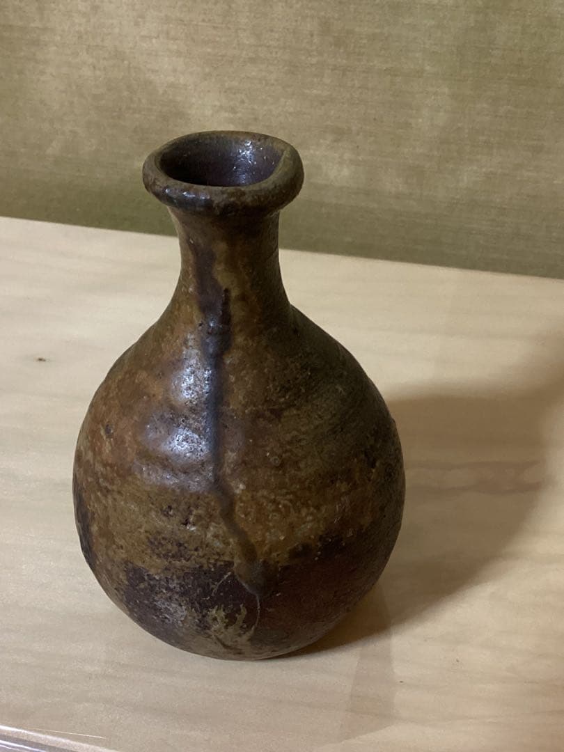 古備前酒器　古美術コレクション　時代物徳利　高さ約14cm