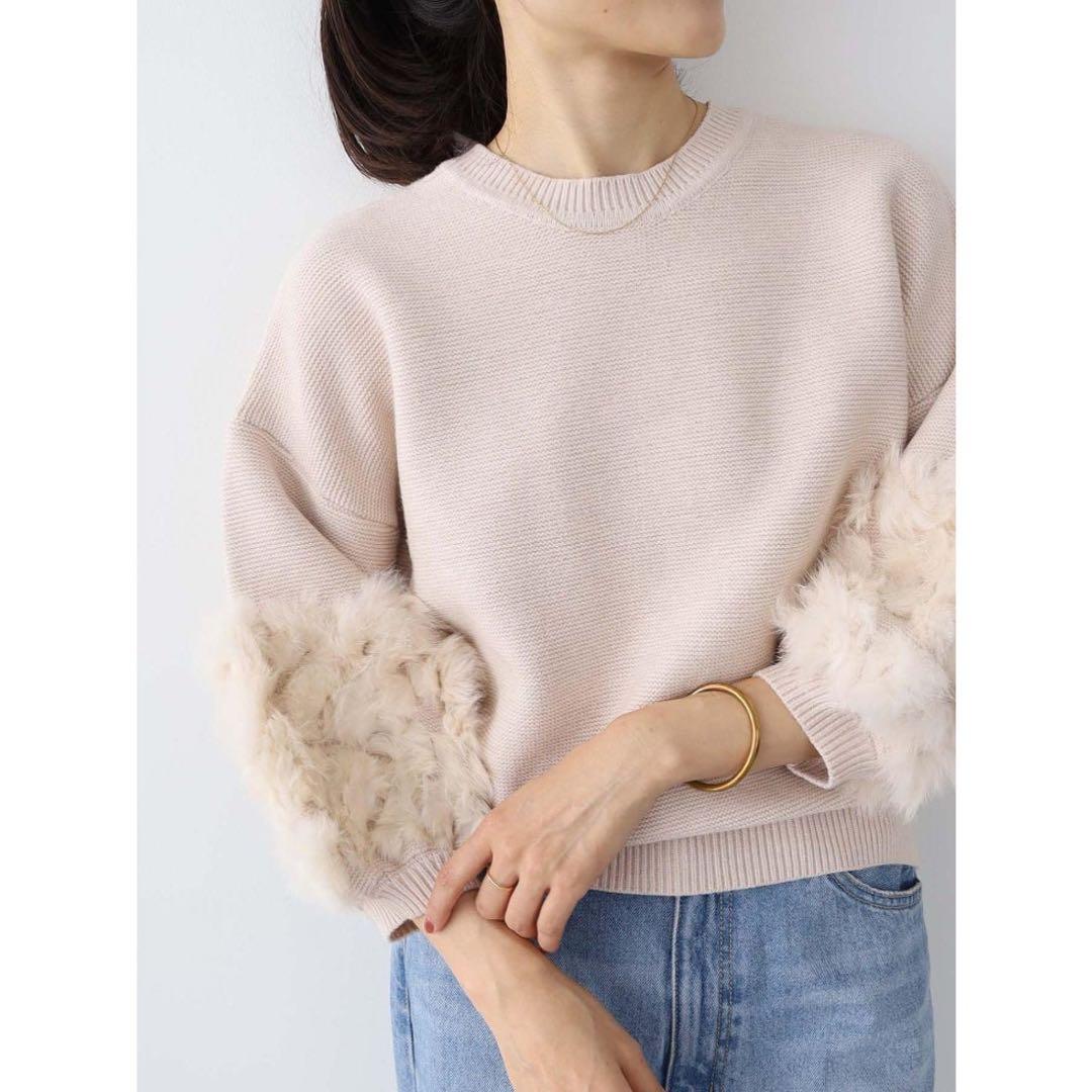 TORRAZZO DONNA トラッゾドンナ 2WAYラビットファーカーディガン