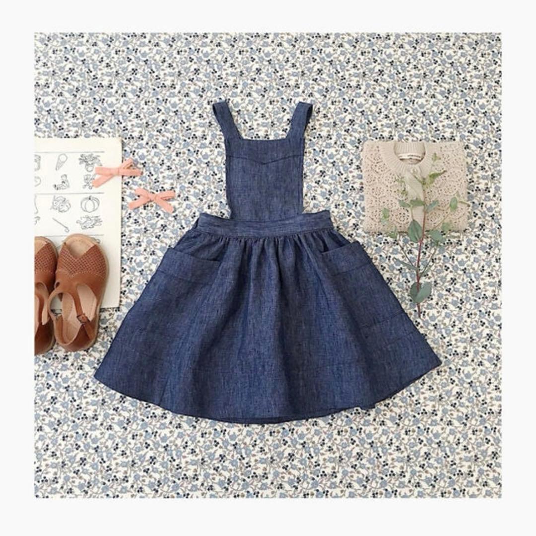 soor ploom エプロンワンピース　18/24m