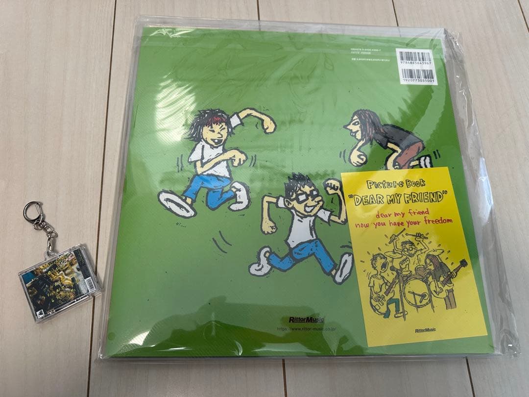 Hi-STANDARD絵本特装版　LPクリアケースに自作のオマケ付き