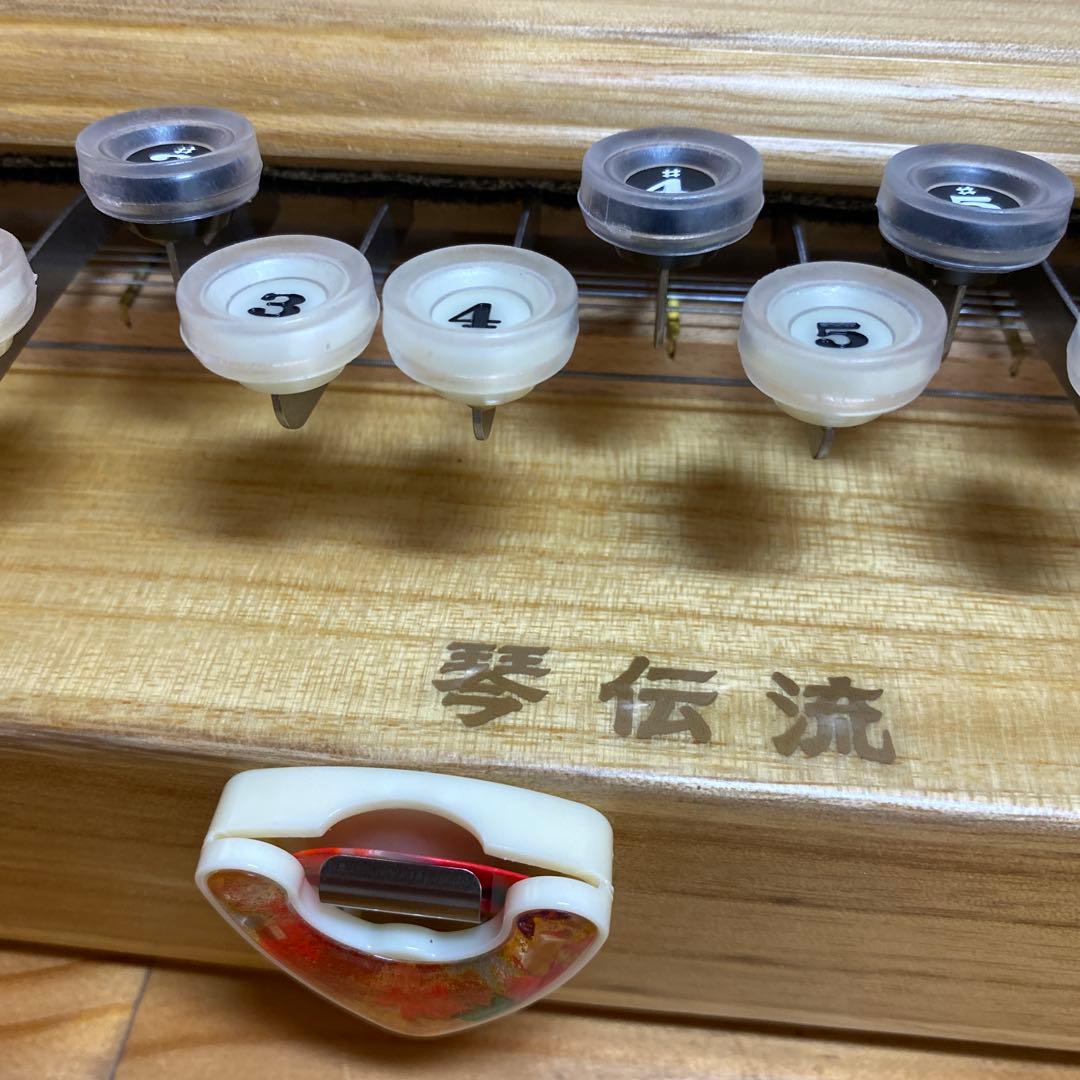 琴伝流　銀河　大正琴　ハードケース付　スピック付
