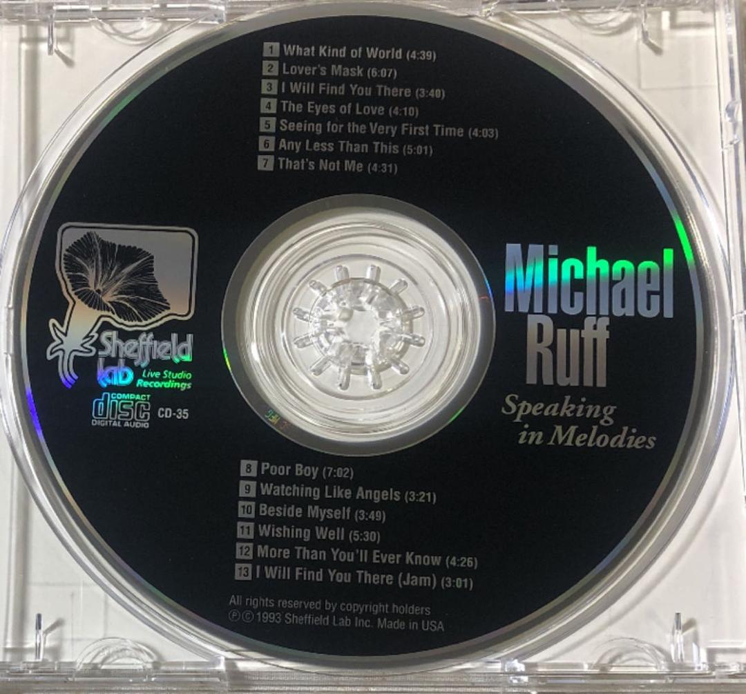 洋楽 Michael Ruff / Speaking In Melodies/ '99