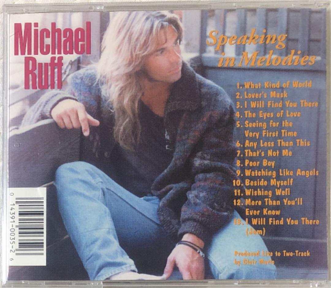 洋楽 Michael Ruff / Speaking In Melodies/ '99