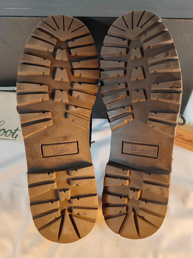 【極美品】PARABOOT　バース 高級革靴　デッキシューズ　フランス製 正規品