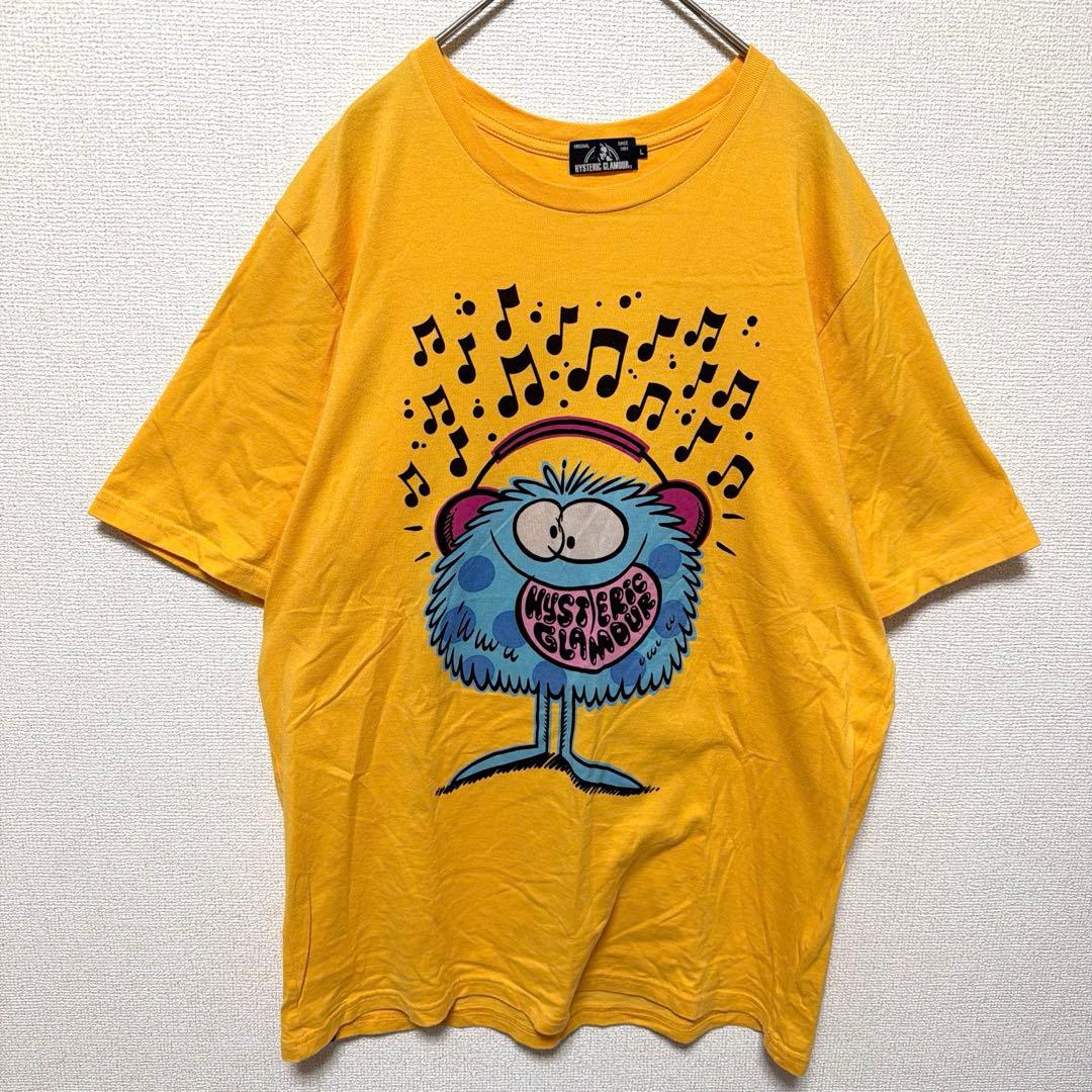 ヒステリックグラマー ケビンライオンズ コラボ Tシャツ L 音符 モンスター