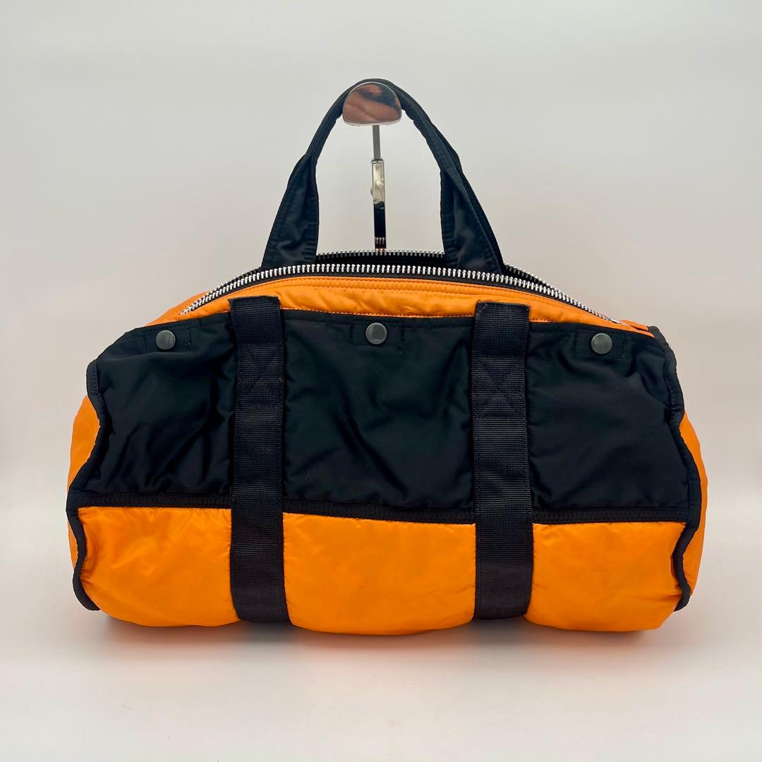 極美品 ポーター タンカー 2WAY ボストンバッグ ショルダー黒 ミニボストン