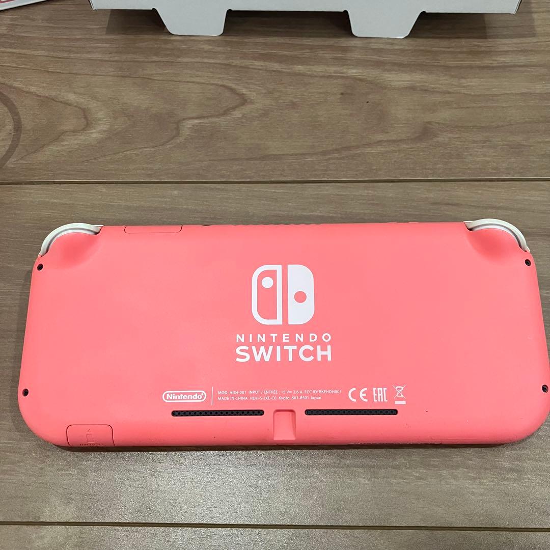Nintendo Switch Lite コーラルピンク　箱付き