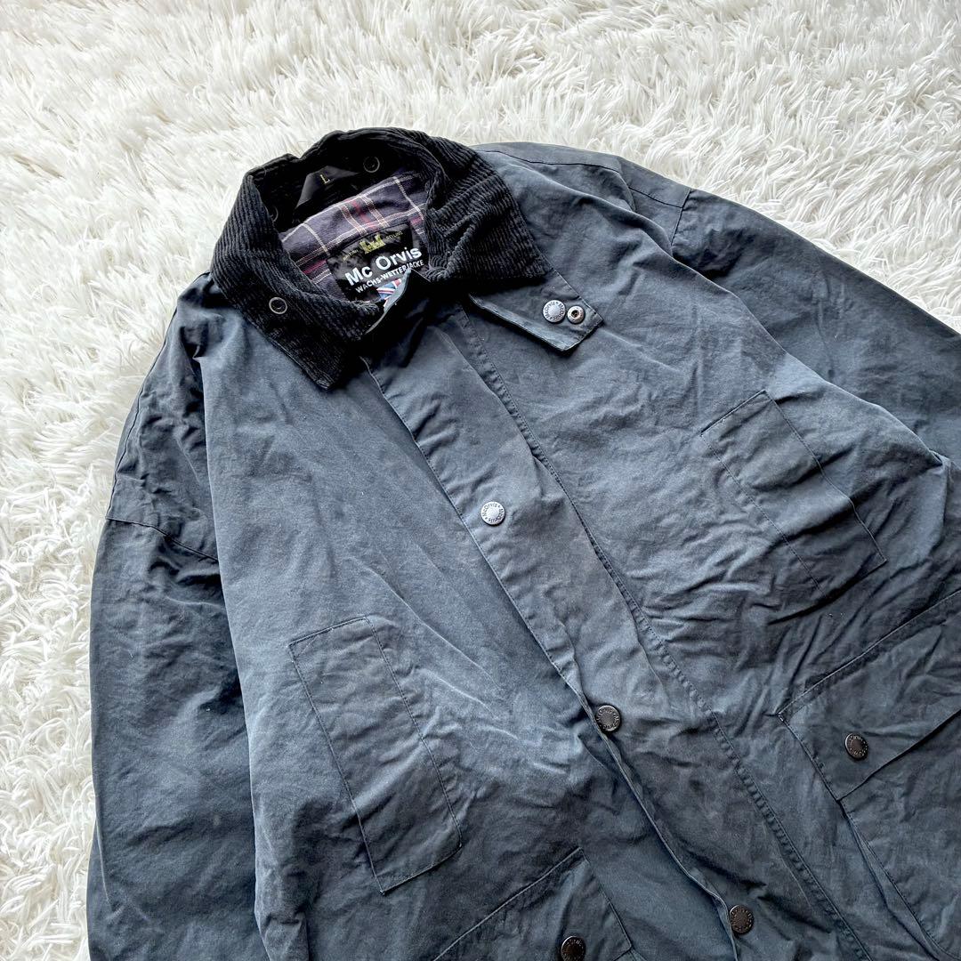 barbour 工場製 “Mc Orvis” オイルドジャケット 英国製