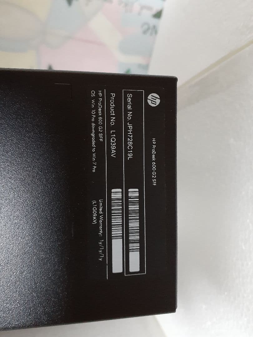 Windowsデスクトップ HP ProDesk 600 G2 SFF(windows11Pro)