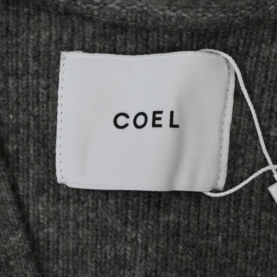 □ 49078★年 定価2.9万 COEL コエル コラージュビッグカーディガン