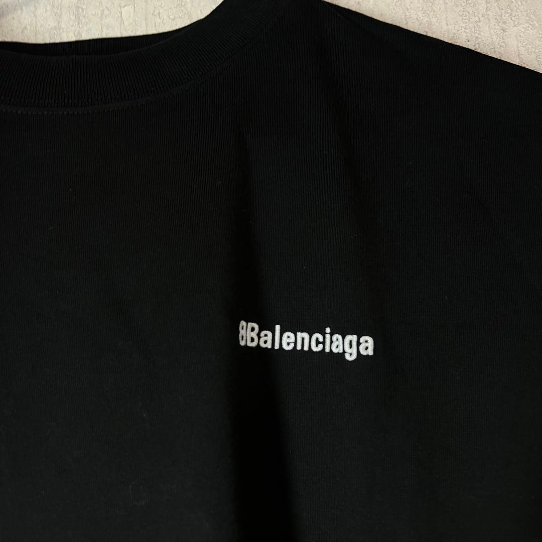 バレンシアガ BALENCIAGA 21SS ロゴ Tシャツ XSサイズ