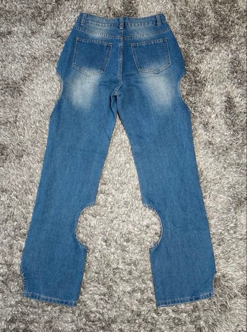 NYXU cheese denim pants チーズデニムパンツ