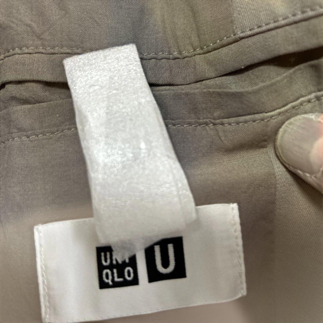 超美品✨ユニクロ　U トレンチコート　ベージュ　玉虫 ユニセックス　M