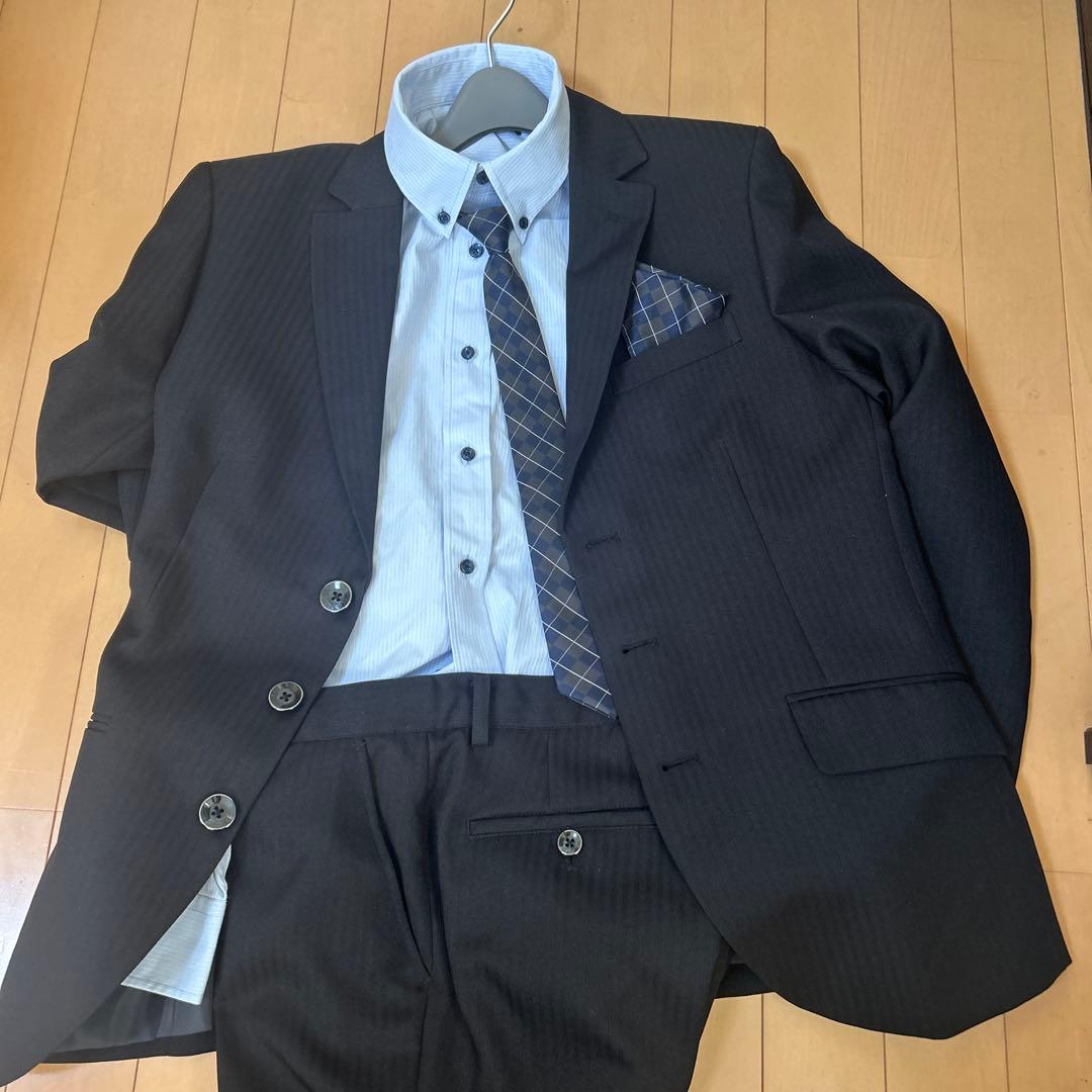 卒業式用スーツ　ネクタイ　チーフセット　hiromichi nacano
