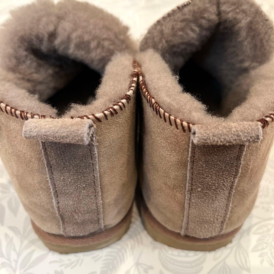 【未使用品】SHEPHERD SHEEPSKIN ムートンアンクルブーツ　37