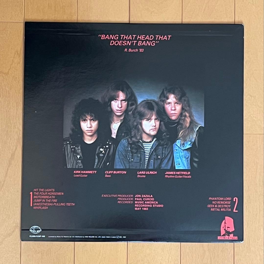 メタリカ/血染めの鉄鎚 LP thrash l