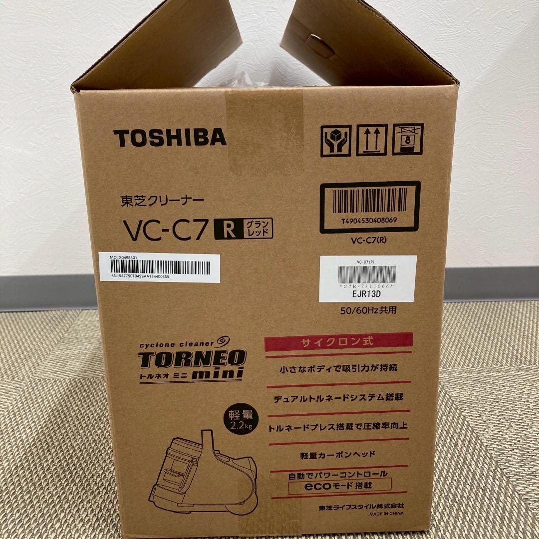 未使用品 TOSHIBA VC-C7 TORNEO mini サイクロン式掃除機