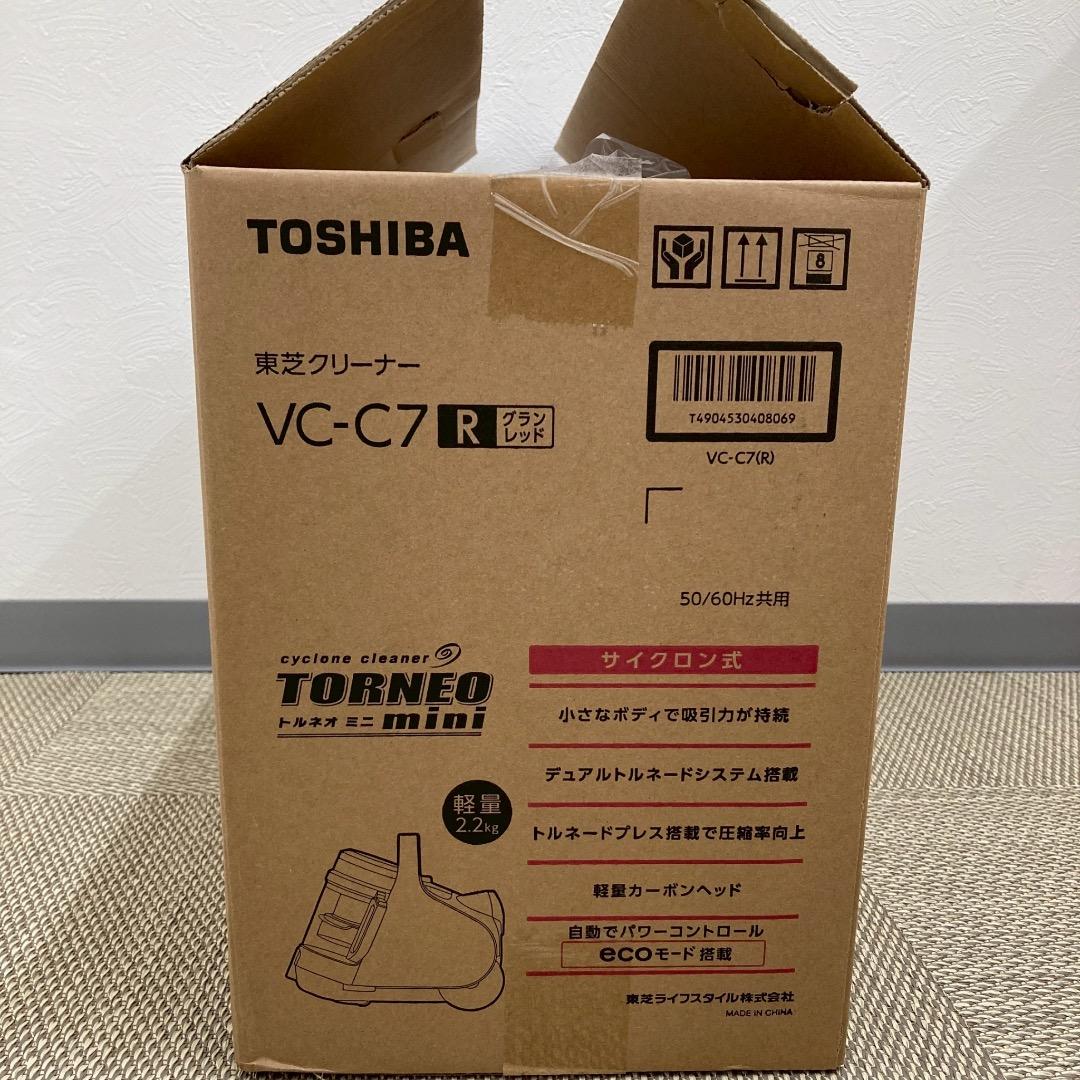 未使用品 TOSHIBA VC-C7 TORNEO mini サイクロン式掃除機