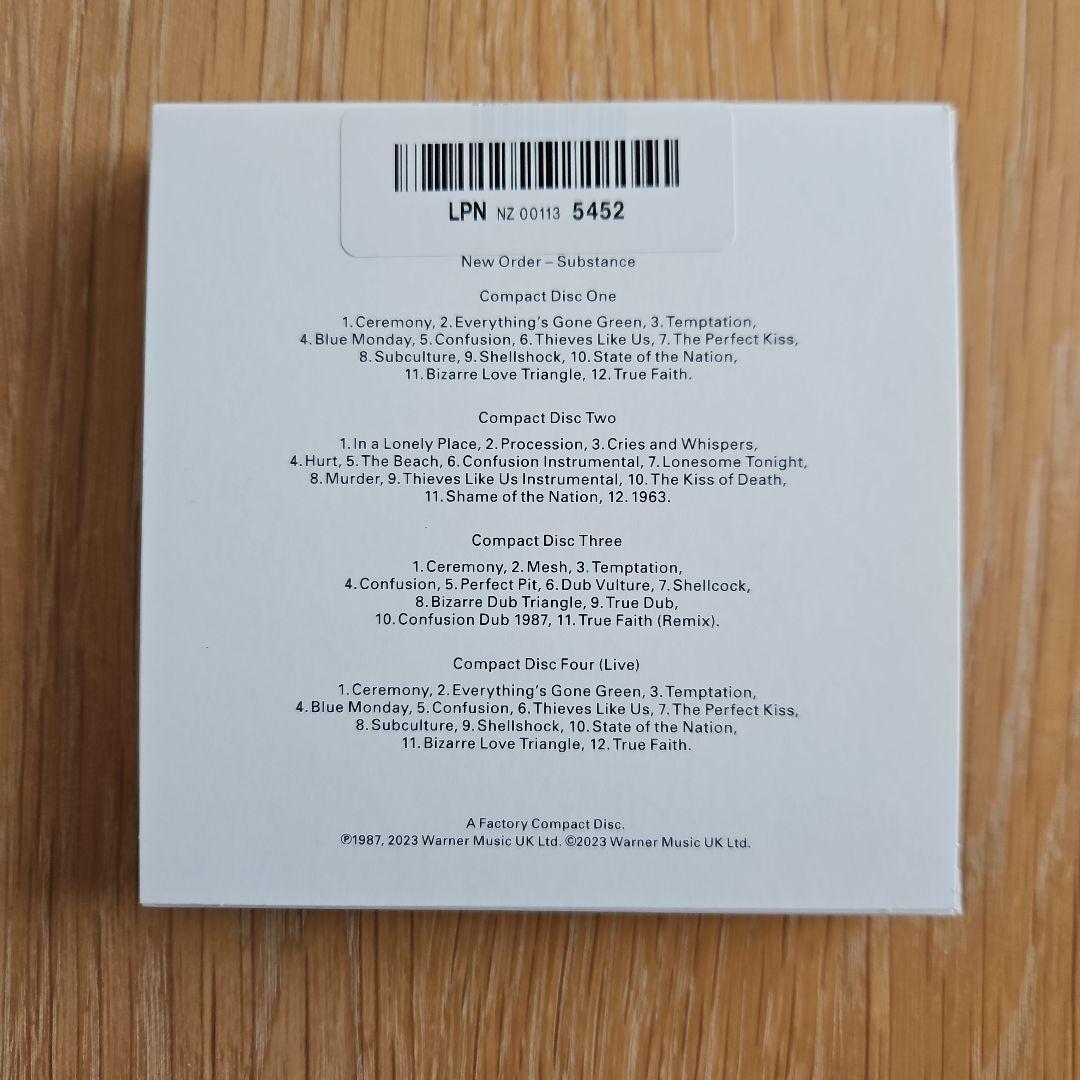 【4CD/2023年リマスター】NEW ORDER SUBSTANCE 1987