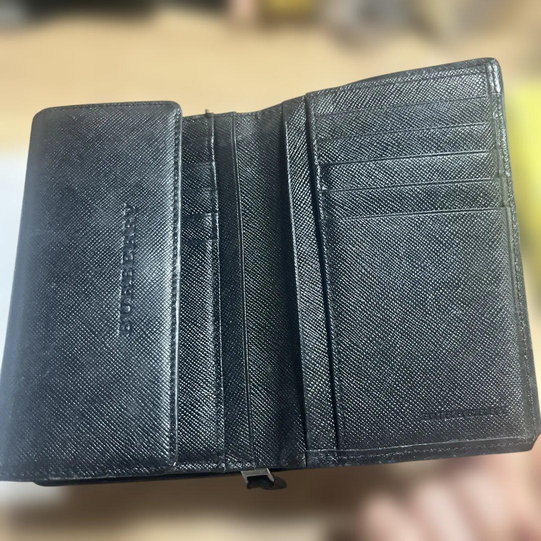 Burberry 三つ折り財布 チェック柄