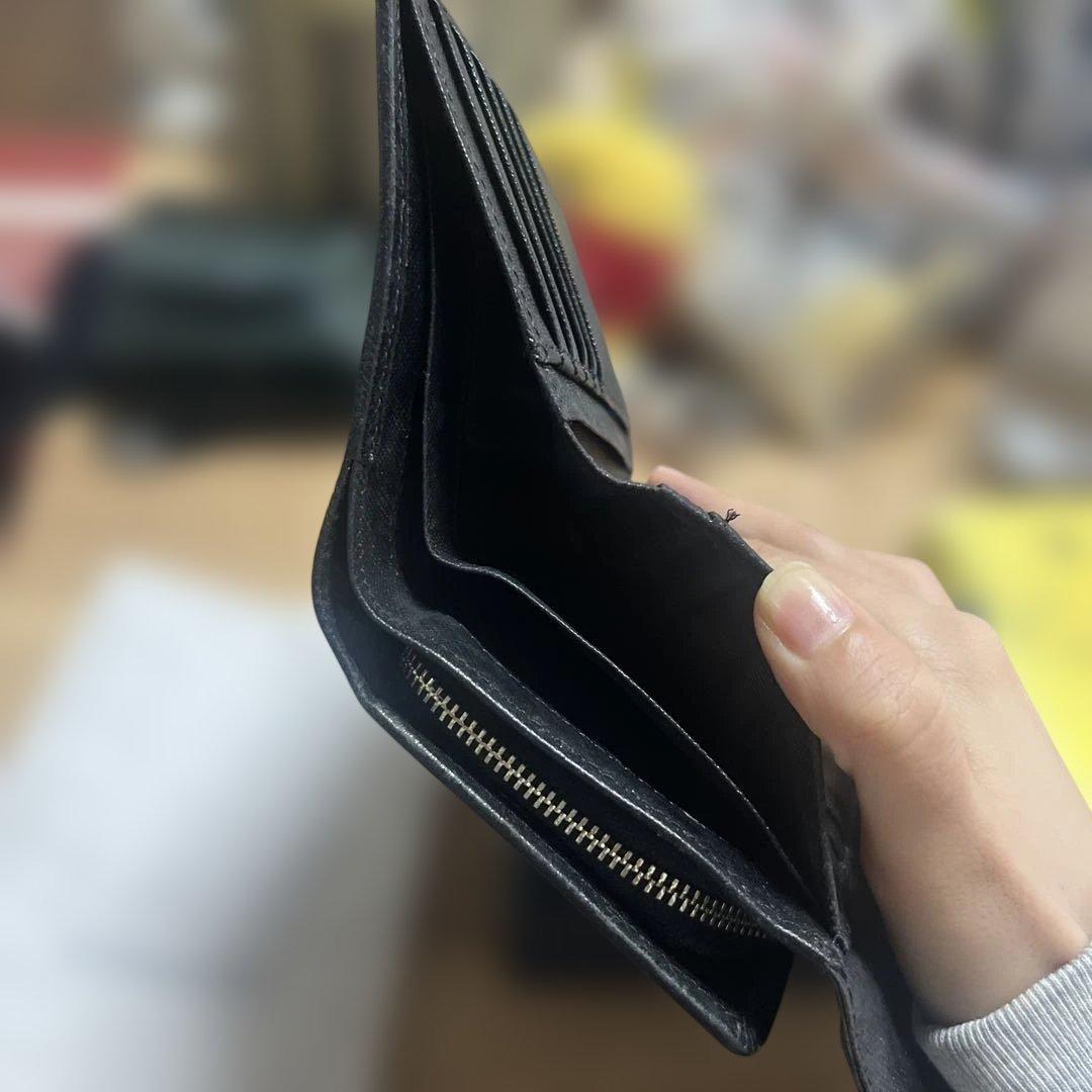 Burberry 三つ折り財布 チェック柄