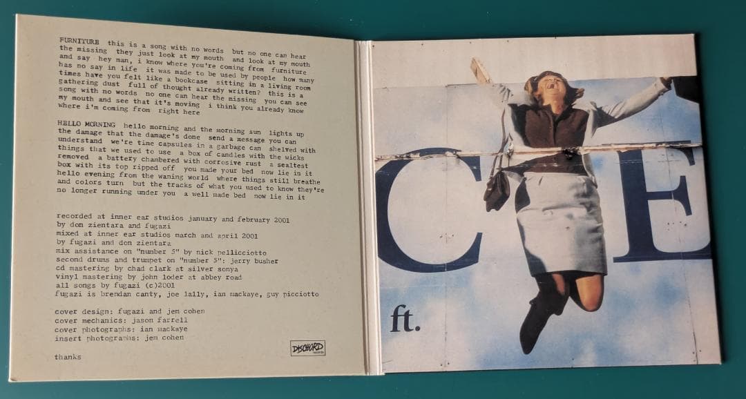 FUGAZI / Furniture CD 輸入盤 フガジ ポストハードコア