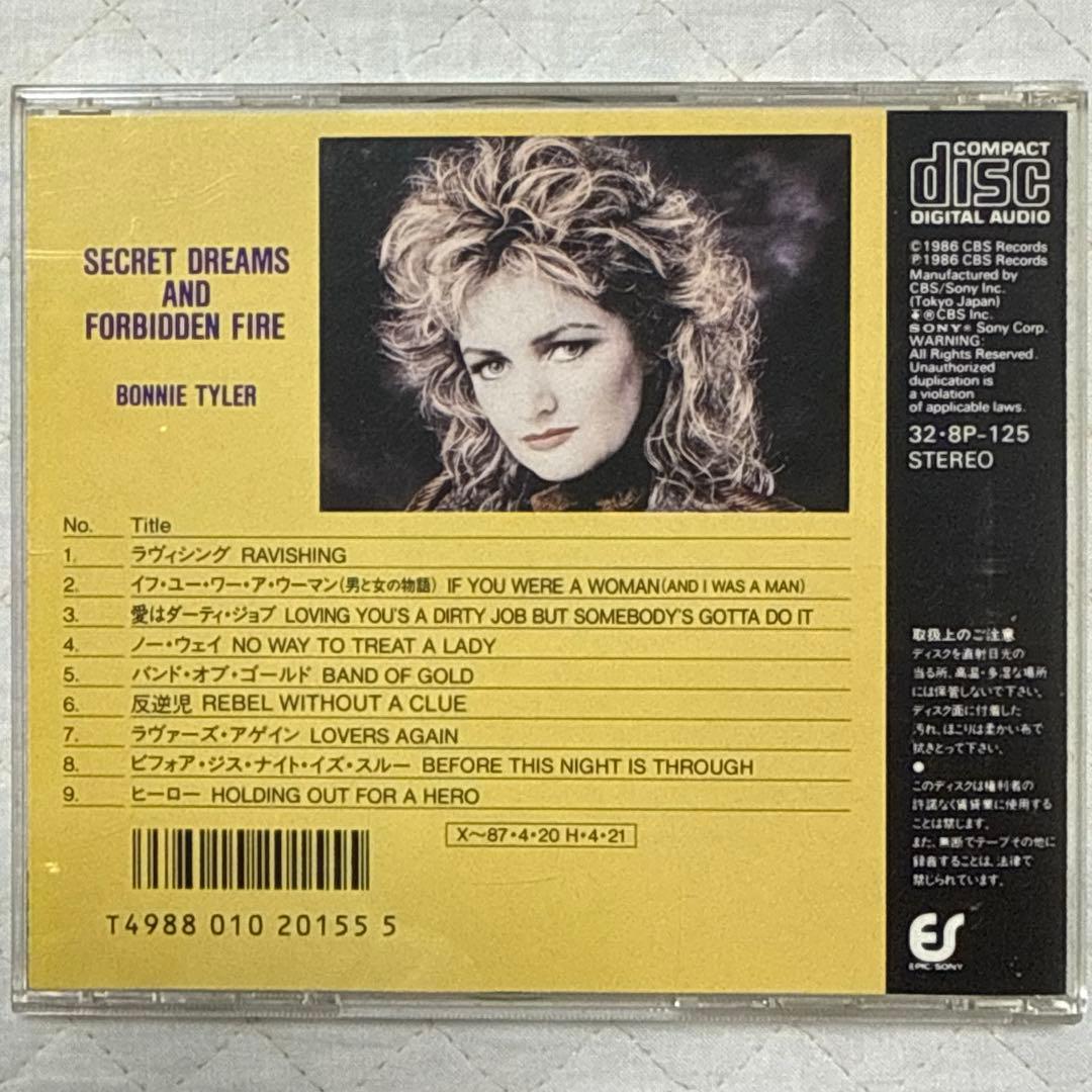 国内盤！Bonnie Tyler / ボニー・タイラー / 秘めた想い