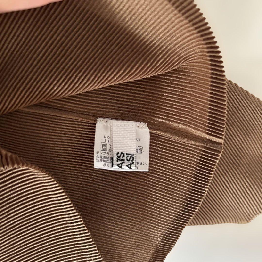 【美品】PLEATS PLEASE カーディガン サイズ3 L ブラウン 長袖