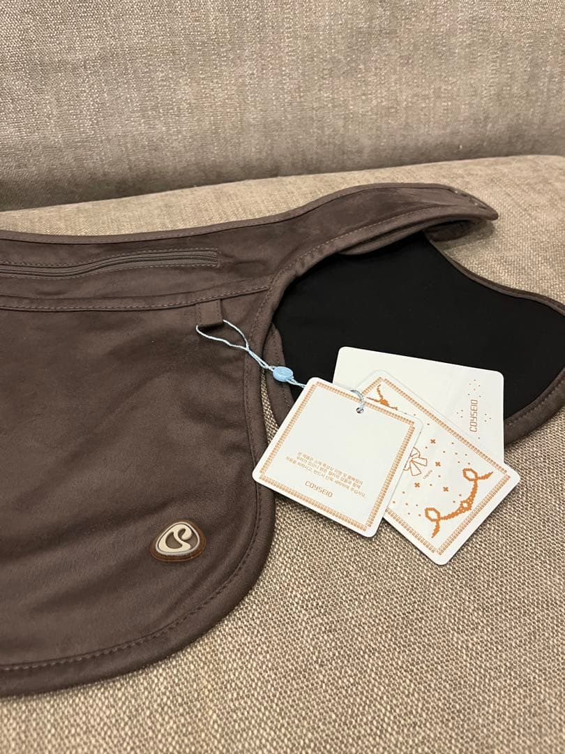 Coyseio SUEDE BELT BAG BROWNウエストポーチ