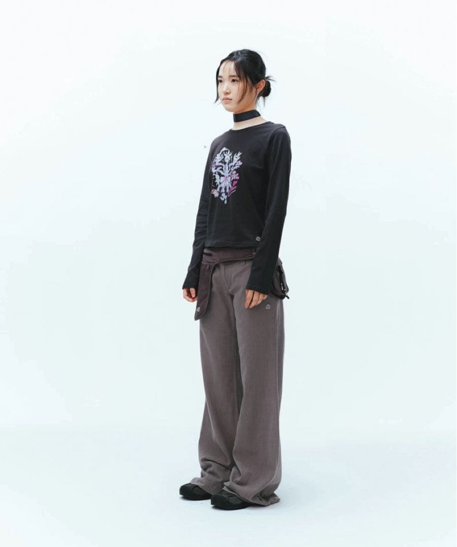 Coyseio SUEDE BELT BAG BROWNウエストポーチ