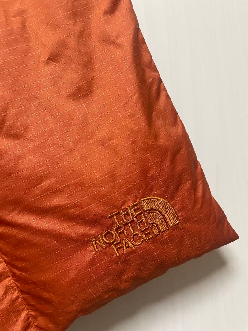 THE NORTH FACE ダウンマフラー　オレンジ