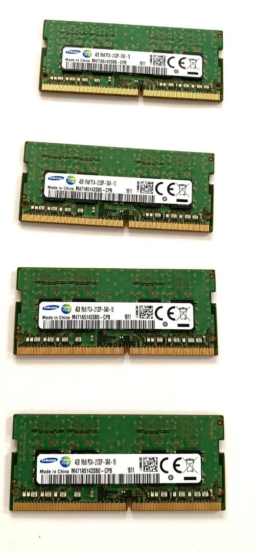 DDR3/DDR4 メモリ 4GB/8GB 5枚セット