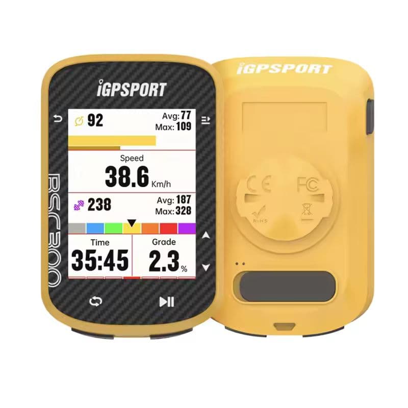 iGPSPORT BSC300 GPSサイクルコンピューター 使用1回イエロー