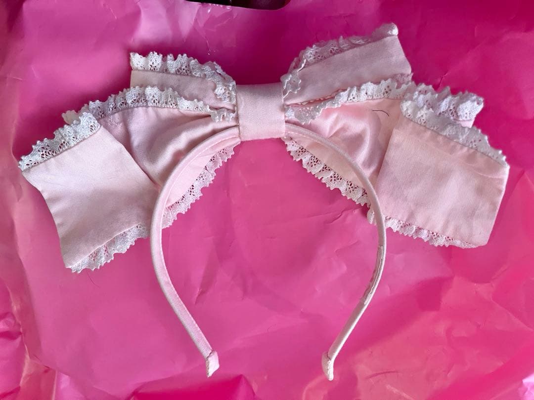 Angelic Pretty リボンカチューシャ ピンク